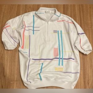 VTG Blast Multi Colored Abstract Top